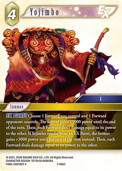 Yojimbo EX 7-084C Opus VII Final Fantasy card