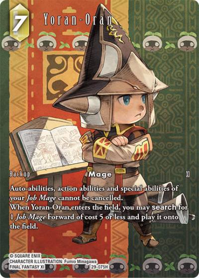 Yoran-Oran (Full Art) 29-075H Blissful Eternity Final Fantasy card