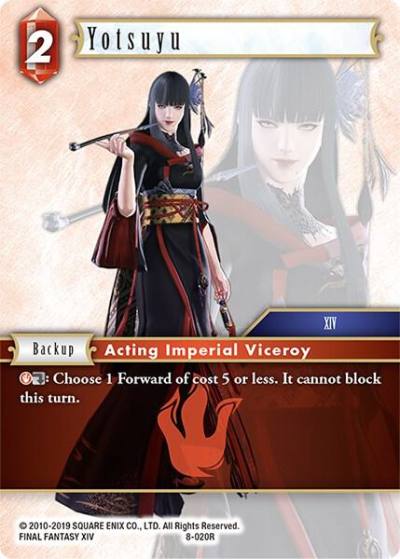 Yotsuyu 8-020R Opus VIII Final Fantasy card