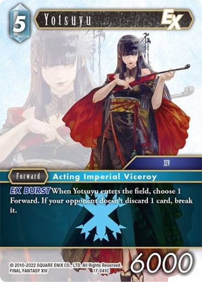 Yotsuyu EX 17-041C Rebellion's Call Final Fantasy card