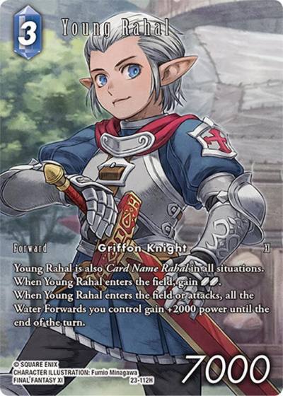 Young Rahal Full Art 23-112H Hidden Trials Final Fantasy card