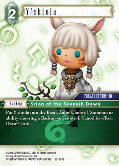 Yshtola 10-063C Opus X Final Fantasy card