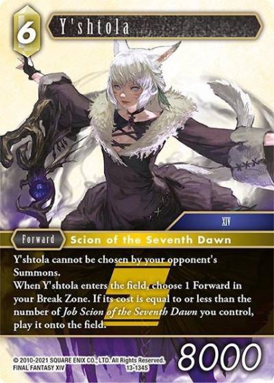 Yshtola 13-134S Opus XIII: Crystal Radiance Final Fantasy card