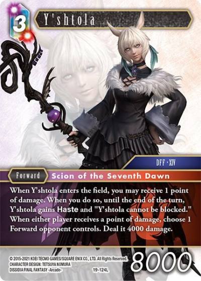 Yshtola 19-124L From Nightmares Final Fantasy card