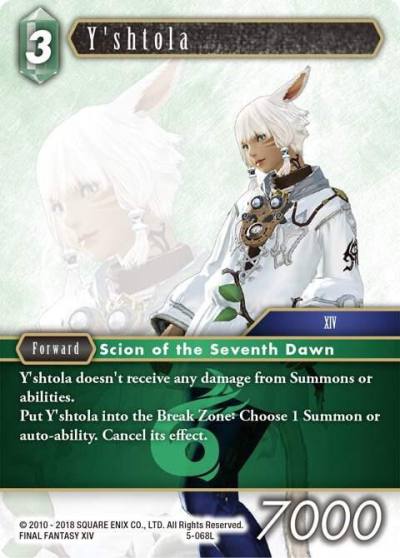 Yshtola 5-068L Opus V Final Fantasy card