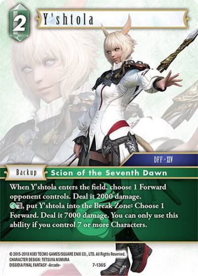Yshtola 7-136S Opus VII Final Fantasy card