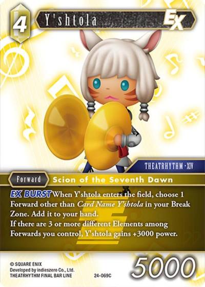 Yshtola EX 24-069C Hidden Legends Final Fantasy card