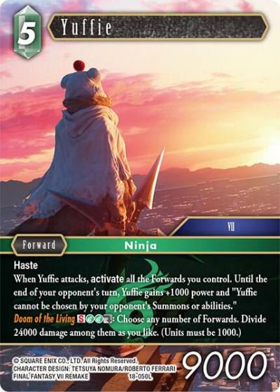 Yuffie 18-050L Resurgence of Power Final Fantasy card