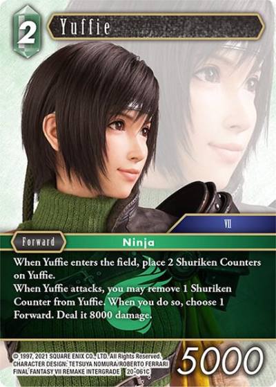 Yuffie 20-061C Dawn of Heroes Final Fantasy card