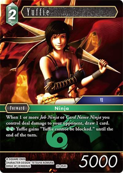 Yuffie 23-054C Hidden Trials Final Fantasy card