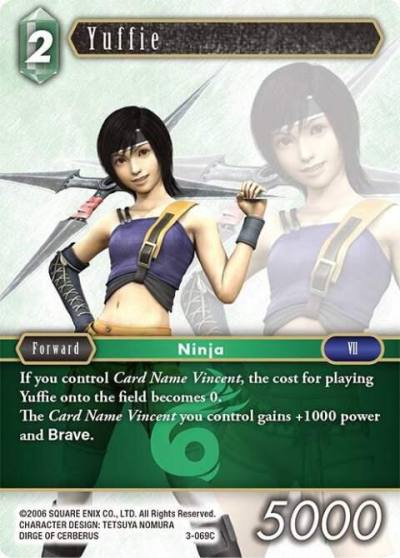 Yuffie 3-069C Opus III Final Fantasy card