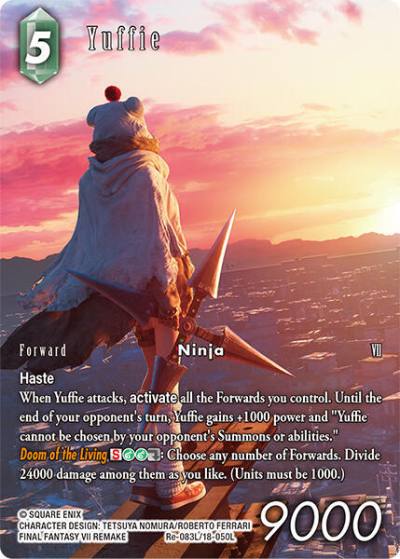 Yuffie Full Art Re-083L/18-050L Legacy Collection Final Fantasy card