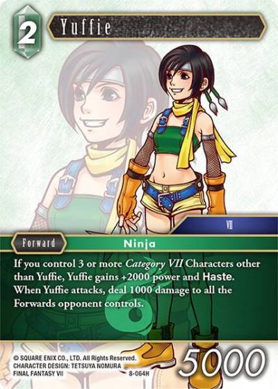 Yuffie Hero 8-064H Opus VIII Final Fantasy card