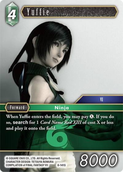 Yuffie Starter 8-141S Opus VIII Final Fantasy card