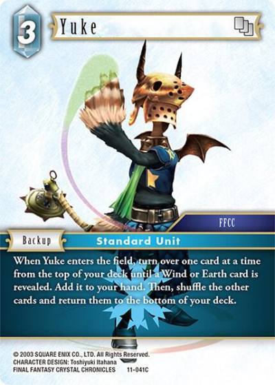 Yuke 11-041C Opus XI Final Fantasy card