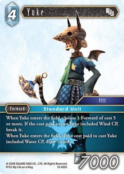 Yuke 13-030C Opus XIII: Crystal Radiance Final Fantasy card