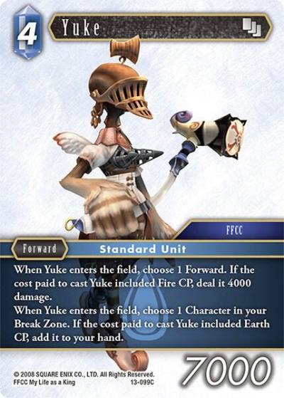 Yuke 13-099C Opus XIII: Crystal Radiance Final Fantasy card