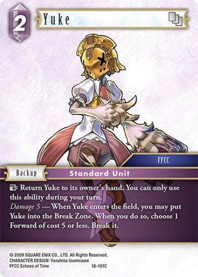 Yuke 16-101C Emissaries of Light Final Fantasy card
