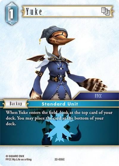 Yuke 22-035C Hidden Hope Final Fantasy card
