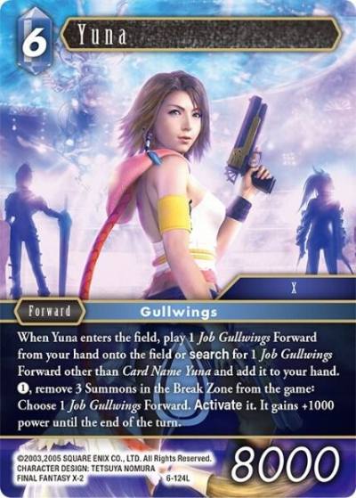 Yuna 6-124L Opus VI Final Fantasy card
