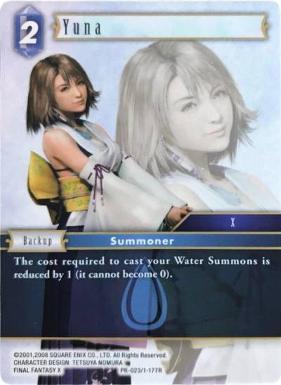 Yuna Alternate Art Promo PR-023/1-177R FF: Promo Cards Final Fantasy card
