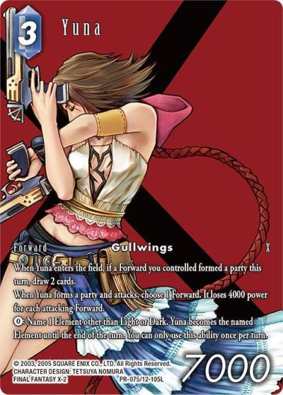 Yuna Buy A Box Promo PR-075/12-105L FF: Promo Cards Final Fantasy card