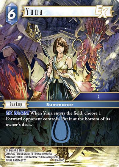 Yuna EX 29-110C Blissful Eternity Final Fantasy card