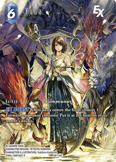 Yuna EX (Full Art) 29-110C Blissful Eternity Final Fantasy card