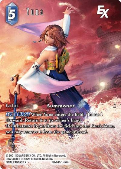 Yuna EX PR-041/1-176H FF: Promo Cards Final Fantasy card