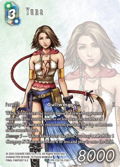 Yuna From Nightmares Buy A Box Promo PR-132/19-118L FF: Promo Cards Final Fantasy card