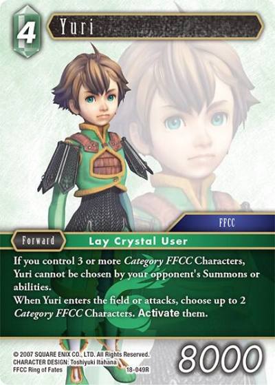 Yuri 18-049R Resurgence of Power Final Fantasy card