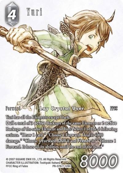 Yuri PR 078 PR-078/7-128H FF: Promo Cards Final Fantasy card