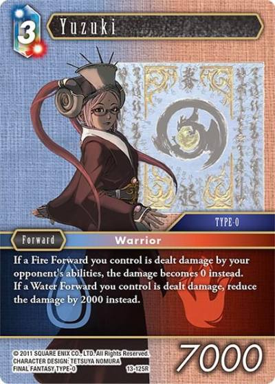 Yuzuki 13-125R Opus XIII: Crystal Radiance Final Fantasy card