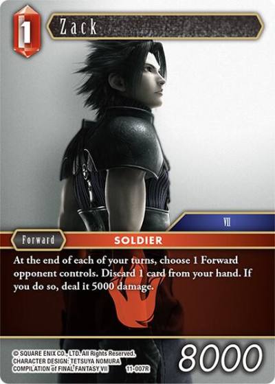 Zack 11-007R Opus XI Final Fantasy card