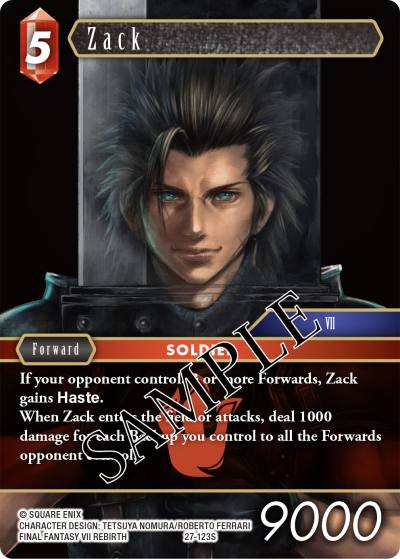 Zack 27-123S Journey of discovery Final Fantasy card