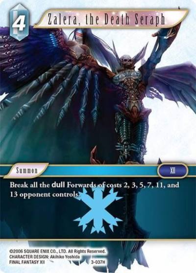 Zalera the Death Seraph 3-037H Opus III Final Fantasy card