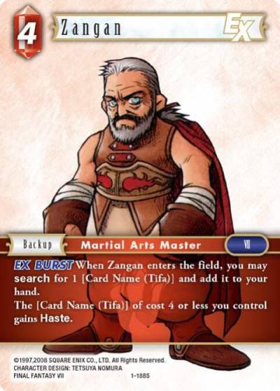 Zangan EX 1-188S Opus I Final Fantasy card
