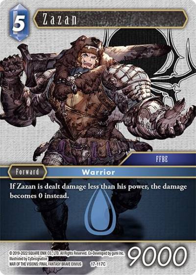 Zazan 17-117C Rebellion's Call Final Fantasy card