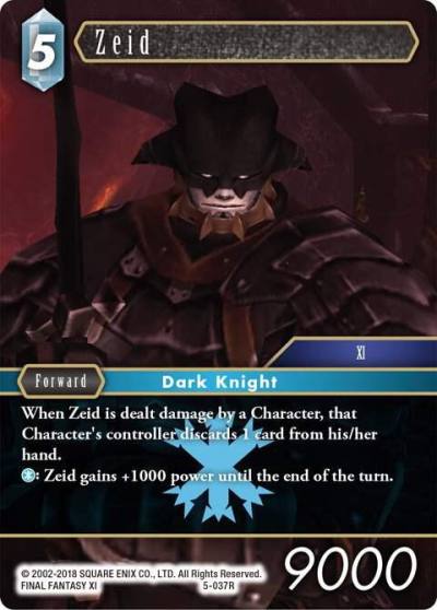 Zeid 5-037R Opus V Final Fantasy card