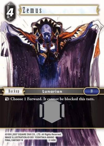 Zemus 2-148H Opus II Final Fantasy card