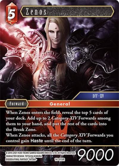 Zenos 14-015R Opus XIV: Crystal Abyss Final Fantasy card