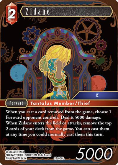 Zidane 29-008L Blissful Eternity Final Fantasy card