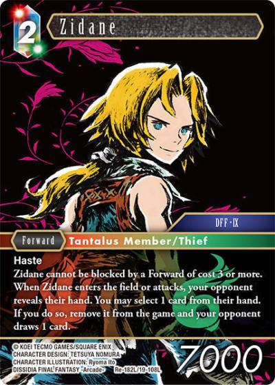 Zidane Re-182L/19-108L Legacy Collection Final Fantasy card