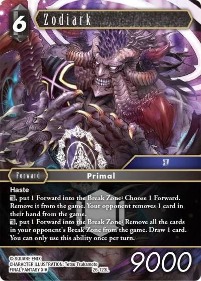 Zodiark 26-123L Gunslinger in the abyss Final Fantasy card