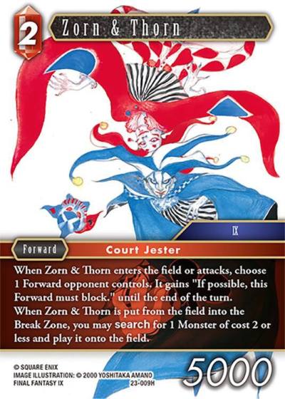 Zorn and Thorn 23-009H Hidden Trials Final Fantasy card