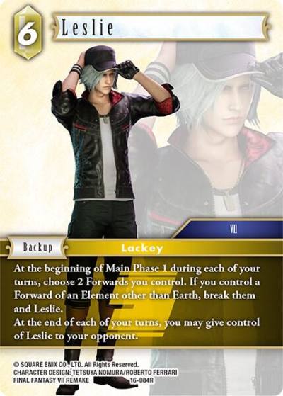 leslie 16-084R Emissaries of Light Final Fantasy card